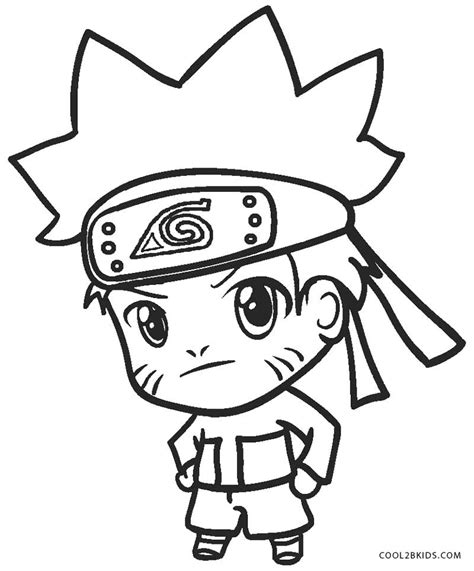 dibujo naruto para colorear